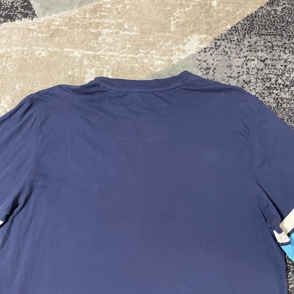 Pittsburgh Penguins CCM Shirt Men Large Navy Blue Long Sleeve NHL Hockey Distres - Picture 11 of 12